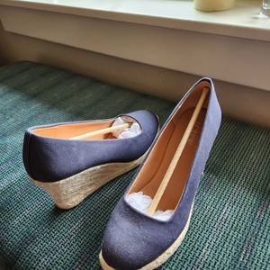 J Crew Canvas Espadrille Wedge